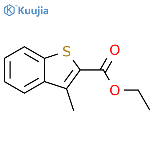 ethyl 3-methyl-1-benzothiophene-2-carboxylate structure