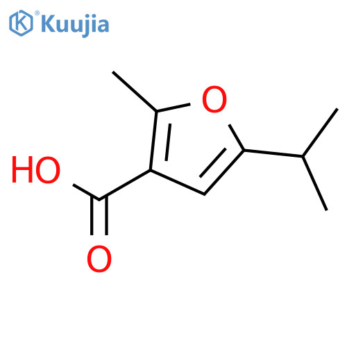 2-methyl-5-(propan-2-yl)furan-3-carboxylic acid structure