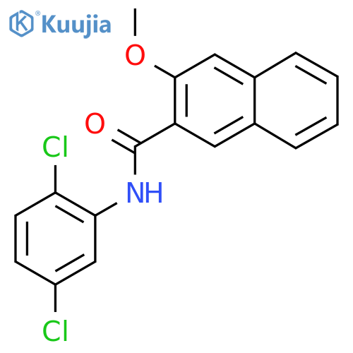 N-(2,5-dichlorophenyl)-3-methoxynaphthalene-2-carboxamide structure
