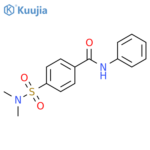 4-(dimethylsulfamoyl)-N-phenylbenzamide structure