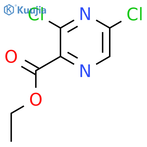 Ethyl 3,5-dichloropyrazine-2-carboxylate structure
