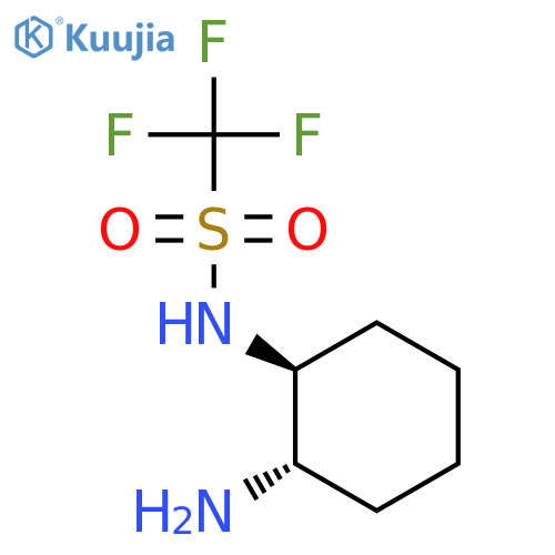 N-[(1S,2S)-2-Aminocyclohexyl]-1,1,1-trifluoromethanesulfonamide structure