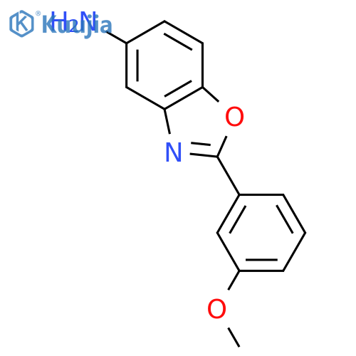 2-(3-Methoxy-phenyl)-benzooxazol-5-ylamine structure