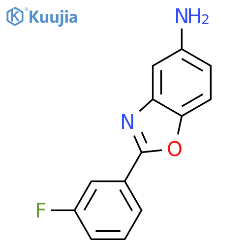 2-(3-Fluorophenyl)-1,3-benzoxazol-5-amine structure