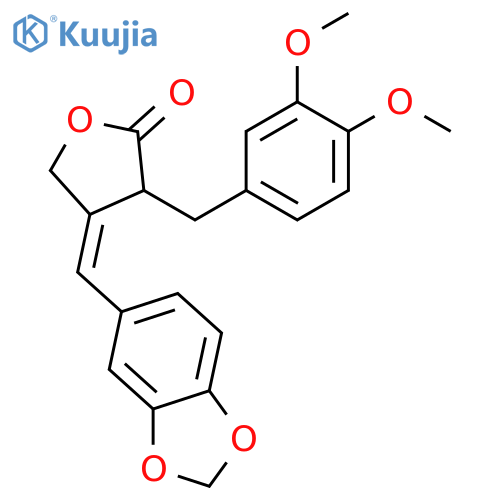 3,3',4,4'-Tetrahydroxy-8,8'-lign-7'-en-9,9'-olide; (7'E,8ξ)-form, 3',4'-Methylene, 3,4-di-Me ether structure