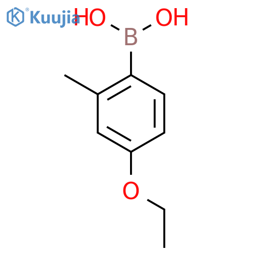 (4-Ethoxy-2-methylphenyl)boronic acid structure
