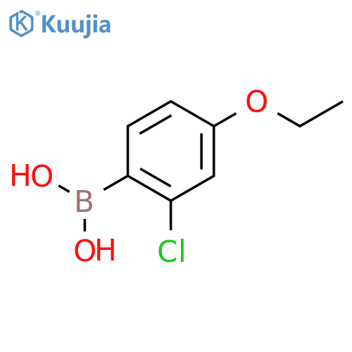 2-chloro-4-ethoxypheylboronic acid structure