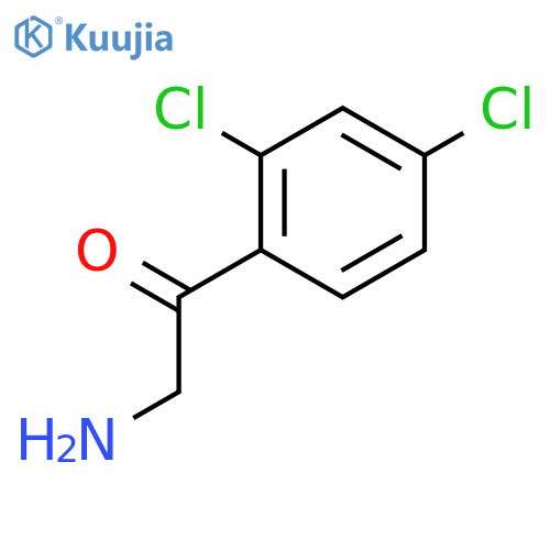 2-Amino-1-(2,4-dichlorophenyl)ethanone structure
