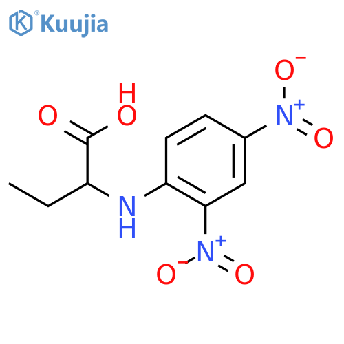 Butanoic acid,2-[(2,4-dinitrophenyl)amino]- structure