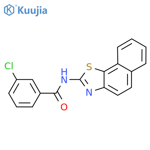 3-chloro-N-(2Z)-2H,3H-naphtho2,1-d1,3thiazol-2-ylidenebenzamide structure