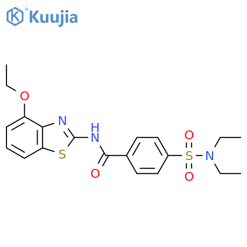 4-(diethylsulfamoyl)-N-(4-ethoxy-1,3-benzothiazol-2-yl)benzamide structure