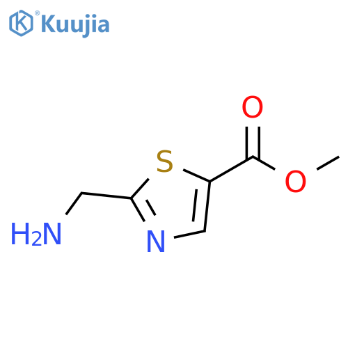 methyl 2-(aminomethyl)-1,3-thiazole-5-carboxylate structure