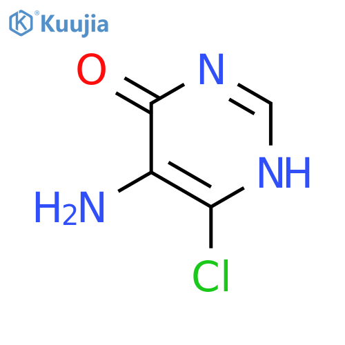 5-amino-6-chloro-3,4-dihydropyrimidin-4-one structure