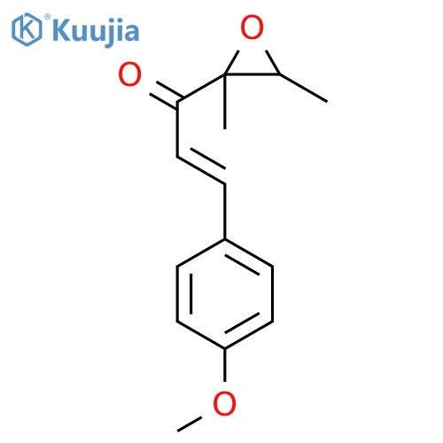 2-Propen-1-one, 1-(2,3-dimethyloxiranyl)-3-(4-methoxyphenyl)- structure