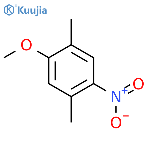 Benzene,1-methoxy-2,5-dimethyl-4-nitro- structure