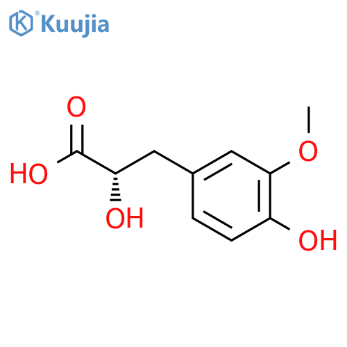 3-(3-Methoxy-4-hydroxyphenyl)lactic acid structure