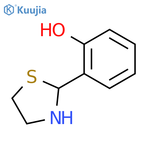Phenol,2-(2-thiazolidinyl)- structure