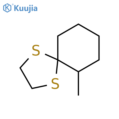 1,4-Dithiaspiro[4.5]decane,6-methyl- structure