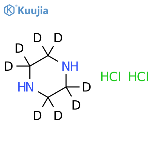 Piperazine-2,2,3,3,5,5,6,6-d8,dihydrochloride, monohydrate (9CI) structure