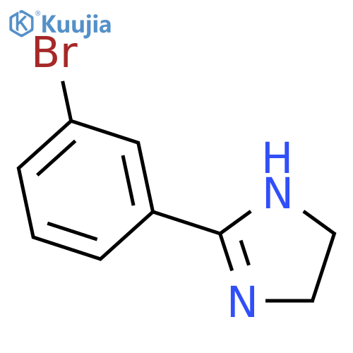 2-(3-bromophenyl)-4,5-dihydro-1h-imidazole structure
