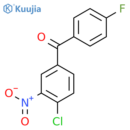 (4-Chloro-3-nitrophenyl)(4-fluorophenyl)methanone structure