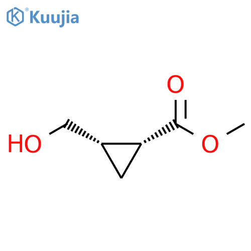 rel-Methyl (1R,2S)-2-(hydroxymethyl)cyclopropane-1-carboxylate structure