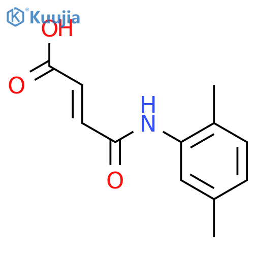 Maleanilic acid,2',5'-dimethyl- (8CI) structure