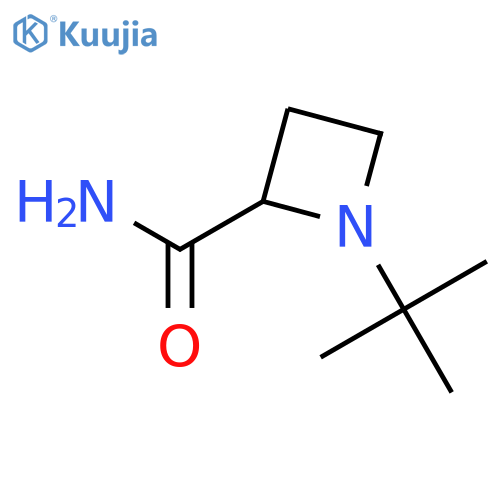 2-Azetidinecarboxamide,1-(1,1-dimethylethyl)- structure