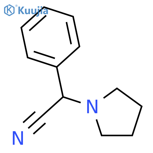 2-Phenyl-2-pyrrolidin-1-yl-acetonitrile structure