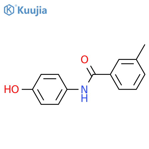 N-(4-hydroxyphenyl)-3-methylbenzamide structure
