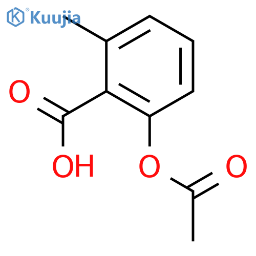 Benzoic acid,2-(acetyloxy)-6-methyl- structure