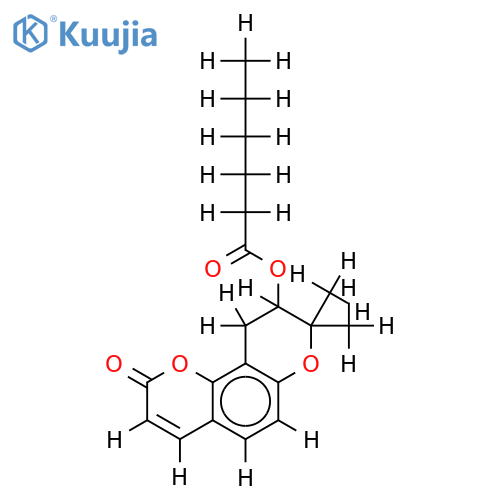 (+)-hexanoyllomatin structure