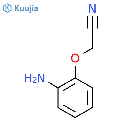 Acetonitrile, (2-aminophenoxy)- structure