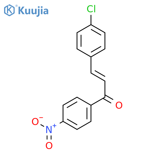 2-Propen-1-one, 3-(4-chlorophenyl)-1-(4-nitrophenyl)-, (2E)- structure