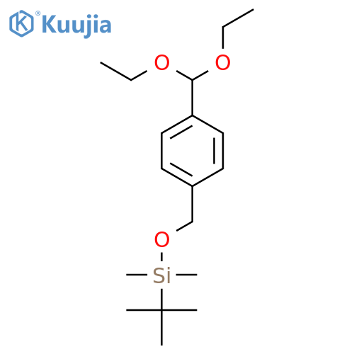 Silane, [[4-(diethoxymethyl)phenyl]methoxy](1,1-dimethylethyl)dimethyl- structure