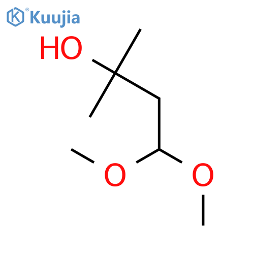 4,4-dimethoxy-2-methylbutan-2-ol structure
