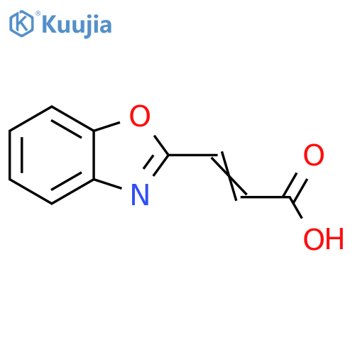 3-(1,3-benzoxazol-2-yl)prop-2-enoic acid structure