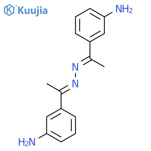 1-(3-Aminophenyl)-1-ethanone N-(E)-1-(3-aminophenyl)ethylidenehydrazone structure