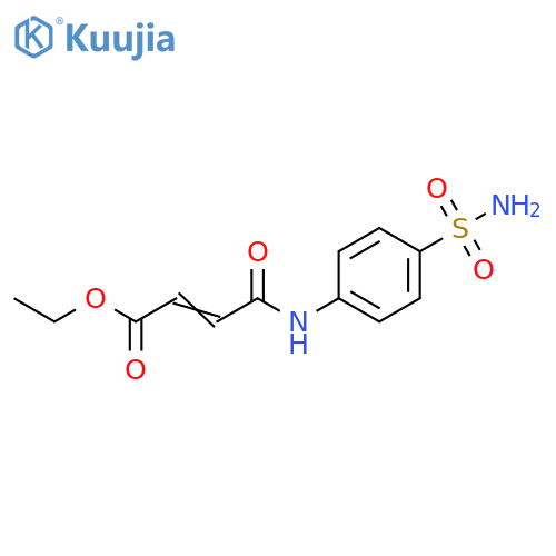 ethyl (2E)-3-(4-sulfamoylphenyl)carbamoylprop-2-enoate structure