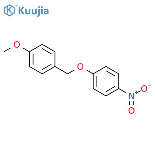 Benzene,1-methoxy-4-[(4-nitrophenoxy)methyl]- structure