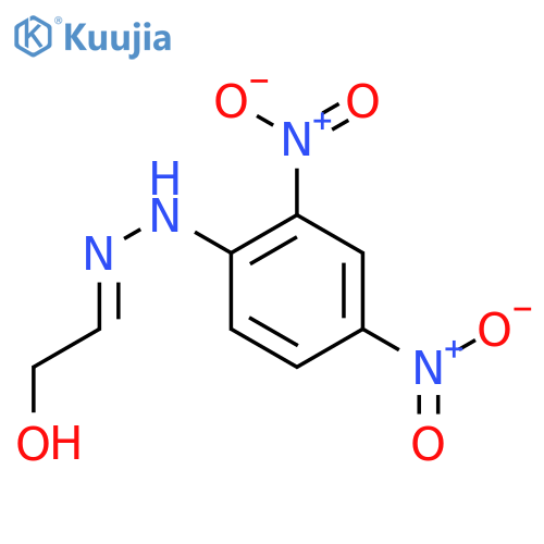 Acetaldehyde,2-hydroxy-, 2-(2,4-dinitrophenyl)hydrazone structure