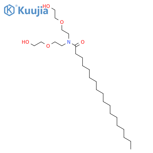 Poly(oxy-1,2-ethanediyl),a,a'-[[(1-oxooctadecyl)imino]di-2,1-ethanediyl]bis[w-hydroxy- structure