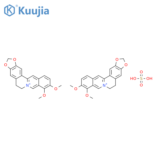 Berberine Sulfate structure