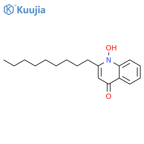 4-Quinolinol, 2-nonyl-,1-oxide structure