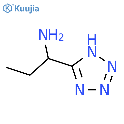 1-(1H-Tetrazol-5-yl)propan-1-amine structure
