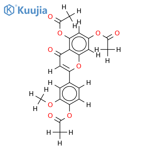 Tri-Ac-4',5,7-Trihydroxy-3'-methoxyflavone structure