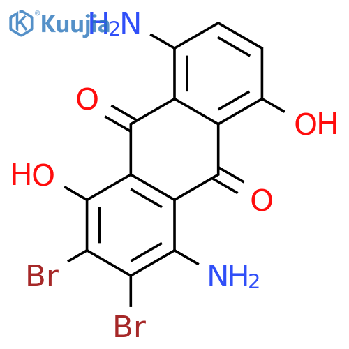9,10-Anthracenedione,1,5-diaminodibromo-4,8-dihydroxy- structure