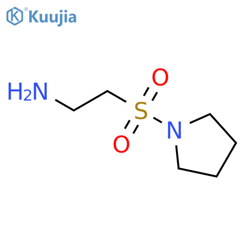 2-(Pyrrolidin-1-ylsulfonyl)ethanamine hydrochloride structure