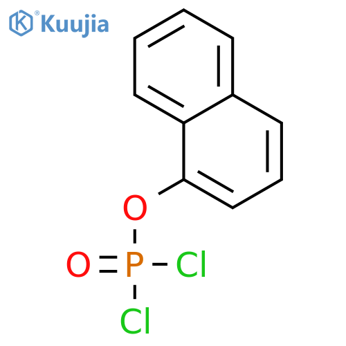 Phosphorodichloridicacid, 1-naphthalenyl ester structure