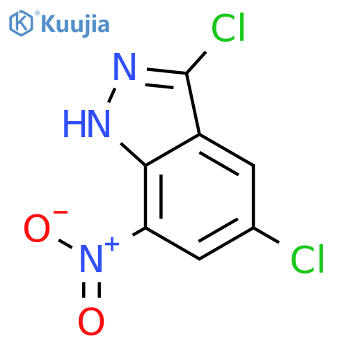 3,5-Dichloro-7-nitro-1H-indazole structure